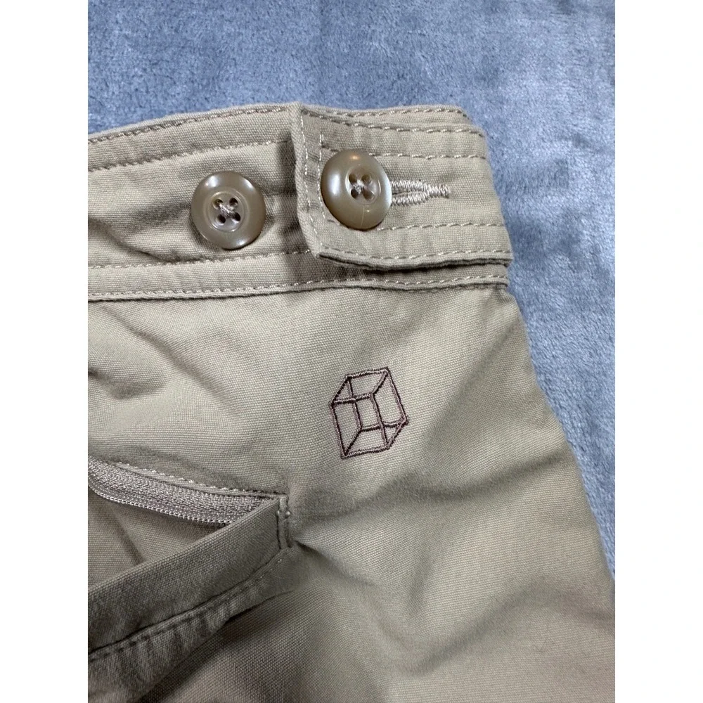 Clothing Arts P^cubed Pick-Pocket Proof Travel Pants Mens 40x30 Khaki Tan Nylon